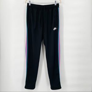 nike tribute tracksuit black and pink